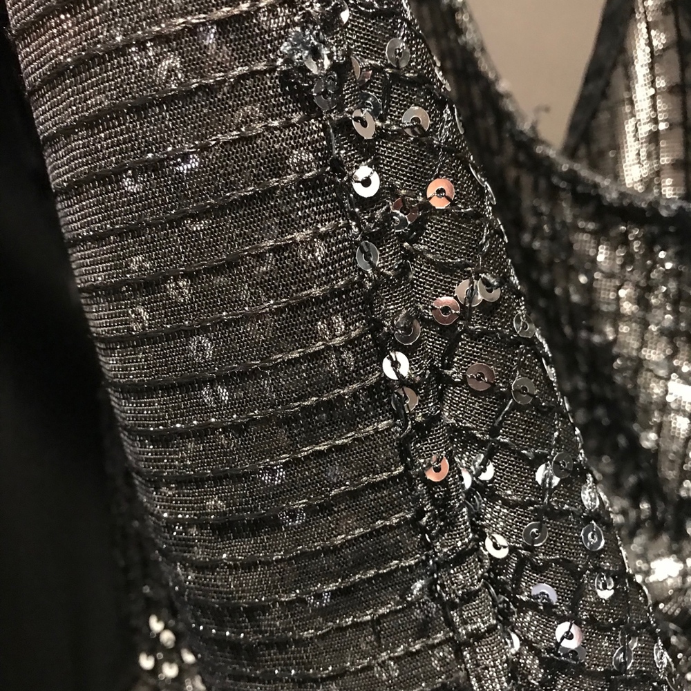 Sequin Razor Back Tank Top - Picture 7 of 7